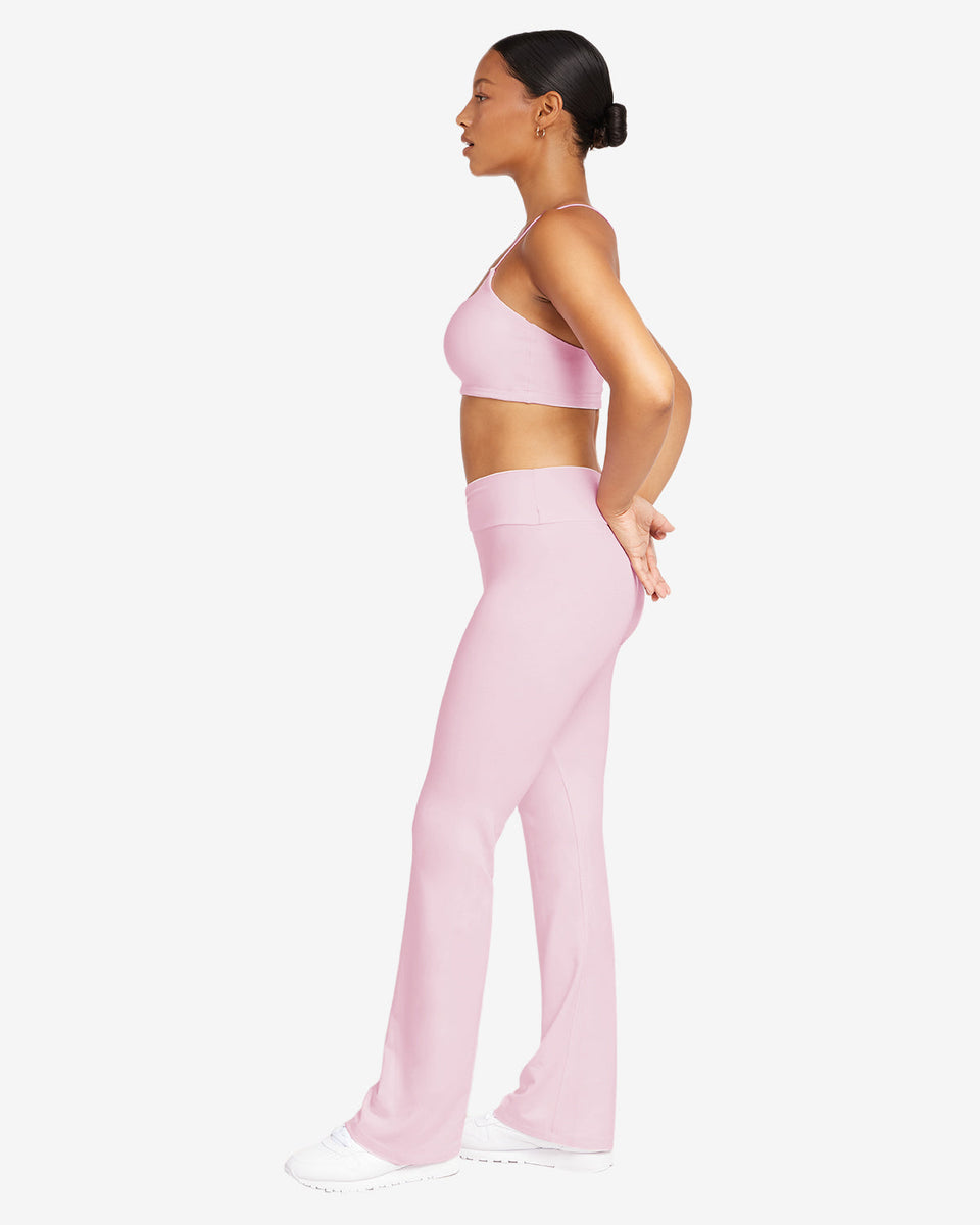 PINK Ruched Athletic Pants for Women