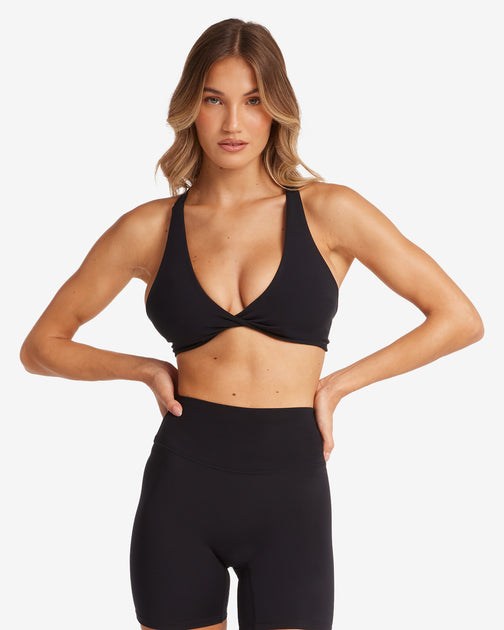 CSB Black shops Bare Shorts + Sports Bra