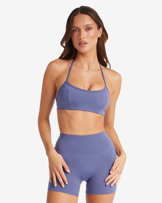 IM Serenity Contour Halter Crop | Steel