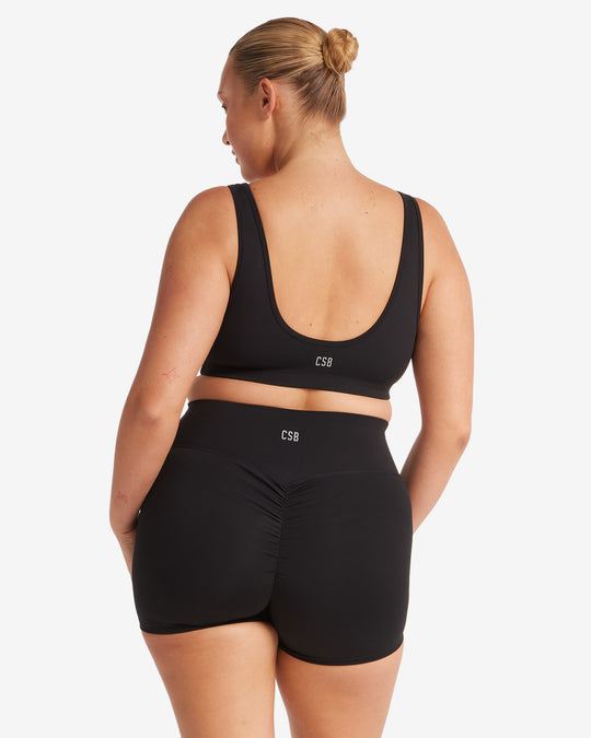 Activluxe Sage Crop | Black