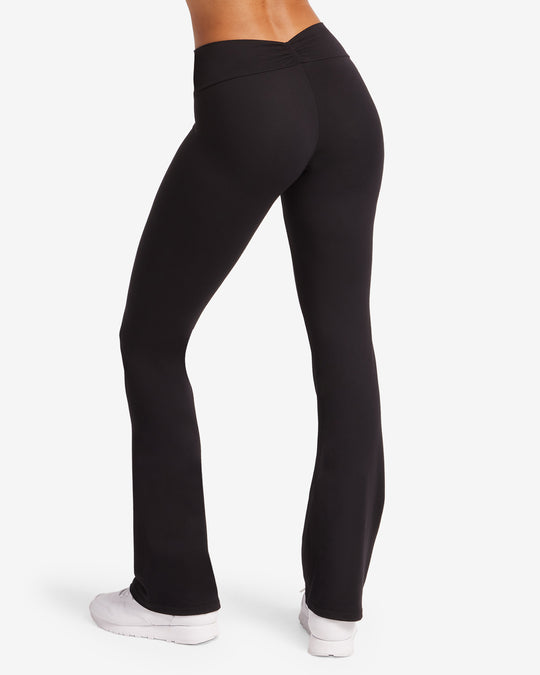 Ruched Yoga Pant | Black