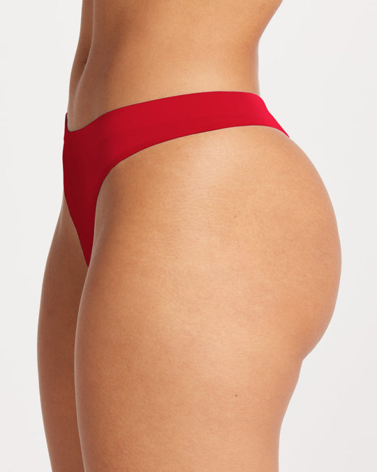 Seamless Bamboo Thong | Chilli