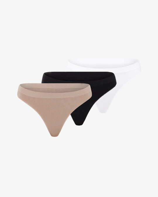 3 Pack Seamless Bamboo Thong | Core