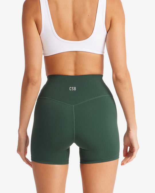 Serenity Shorts 4" | Forest Green