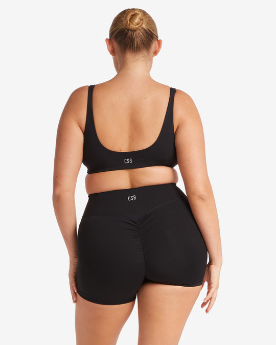 Activluxe Asher Crop | Black