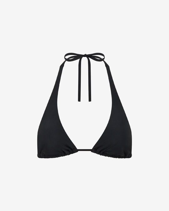 Swim Thick Triangle Bikini Top | Black