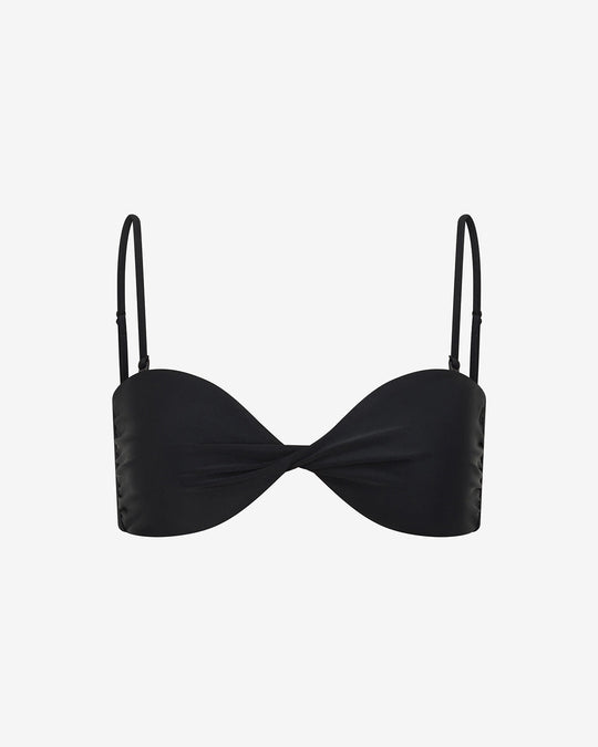 Swim Twist Bandeau | Black