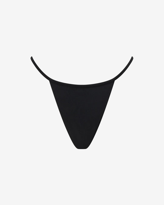 Swim Cheeky Bikini Thong | Black