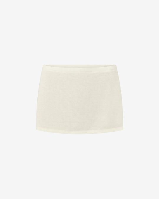 Terry Mini Skirt | Coconut