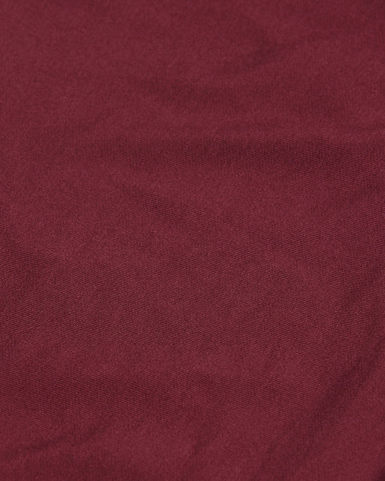 Open Back Tee | Burgundy