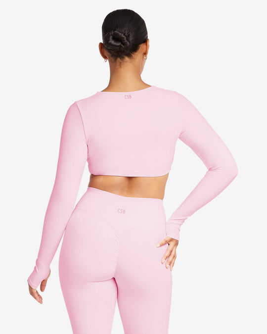 Fade Sierra Long Sleeve Crop | Blossom