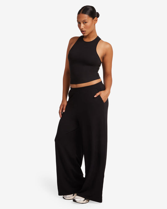 Everyday Wide Leg Pant | Black