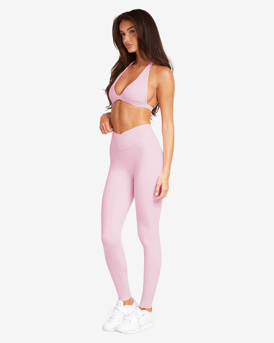 Fade Crossover Scrunch Leggings | Blossom