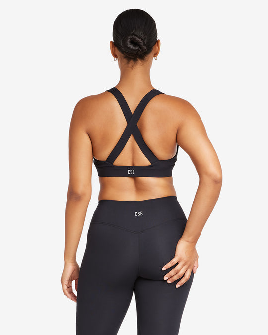 Serenity Bella Crop | Black