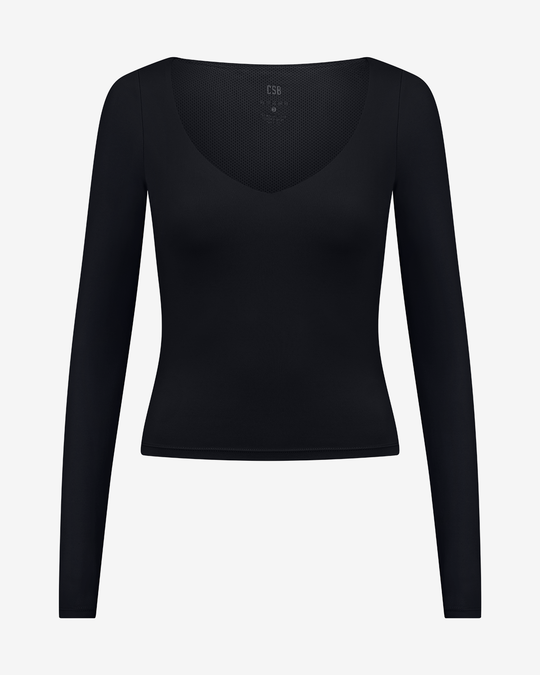 Form Alina Long Sleeve Top | Black