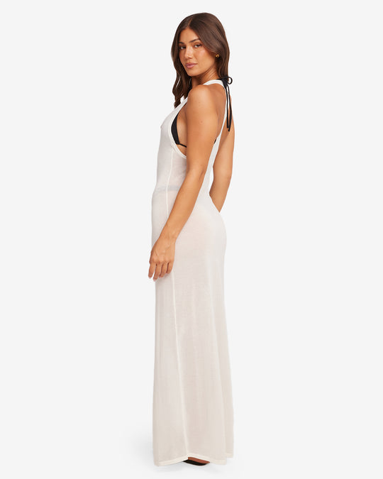 Racerback Slip Maxi Dress | Coconut