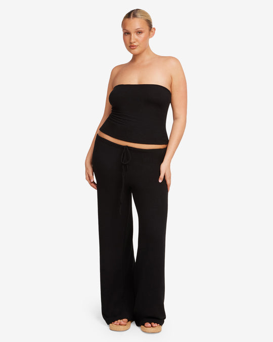 Terry Resort Pant | Black