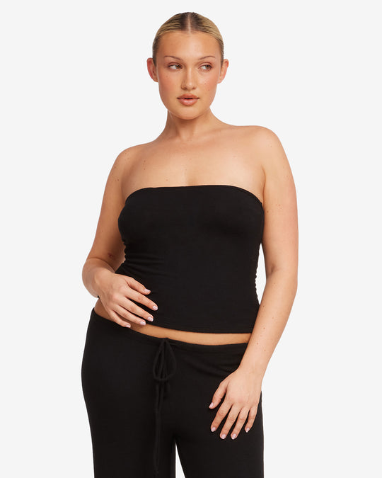 Terry Longline Bandeau | Black