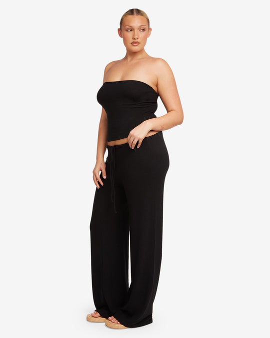 Terry Resort Pant | Black