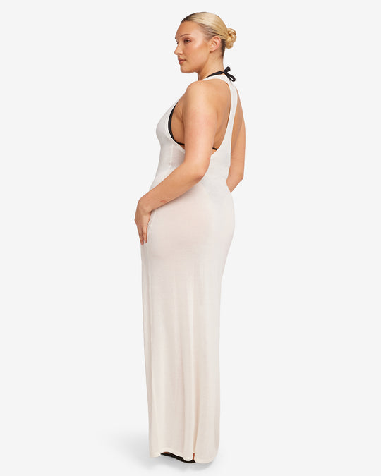 Racerback Slip Maxi Dress | Coconut