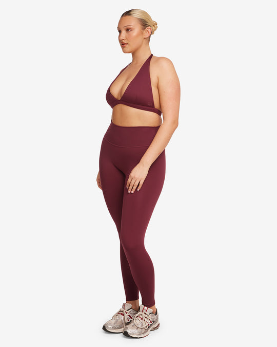 Serenity Scrunch Leggings | Burgundy