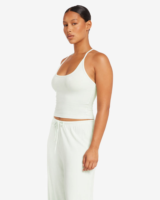 Sleep Rib Tank | Aloe