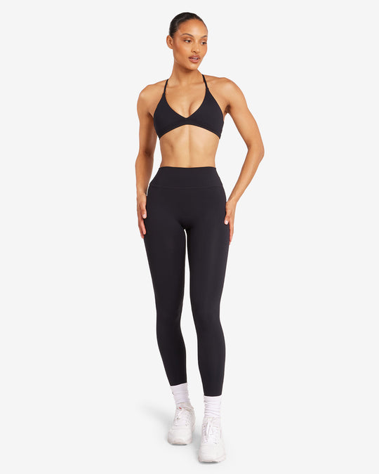 Form V Waist Leggings | Black