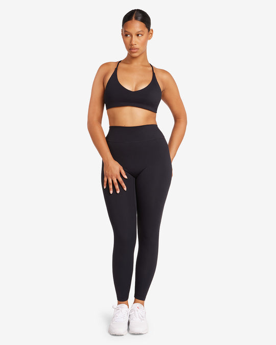 Form V Waist Leggings | Black