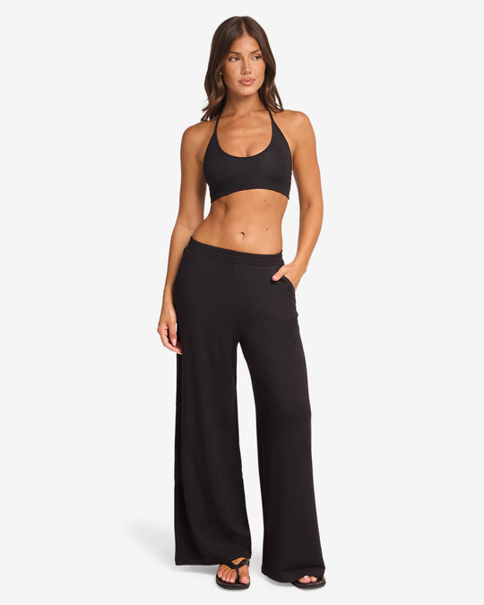 Everyday Wide Leg Pant | Black