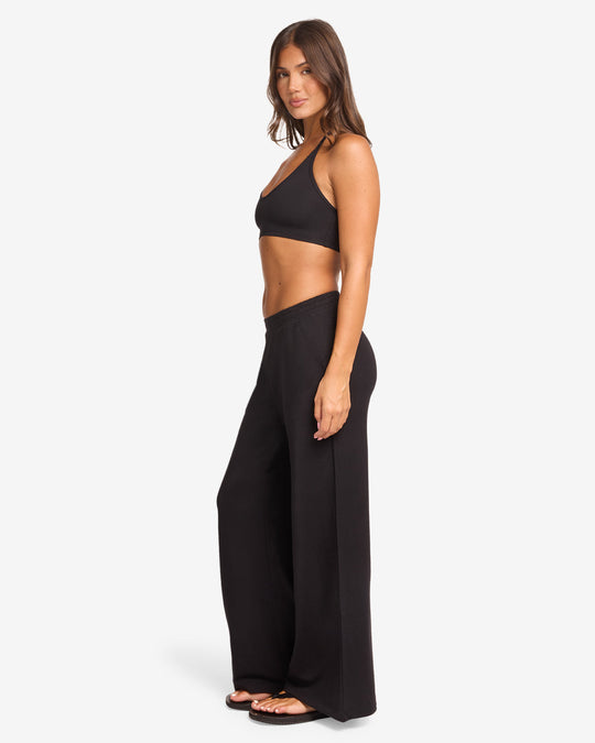 Everyday Wide Leg Pant | Black