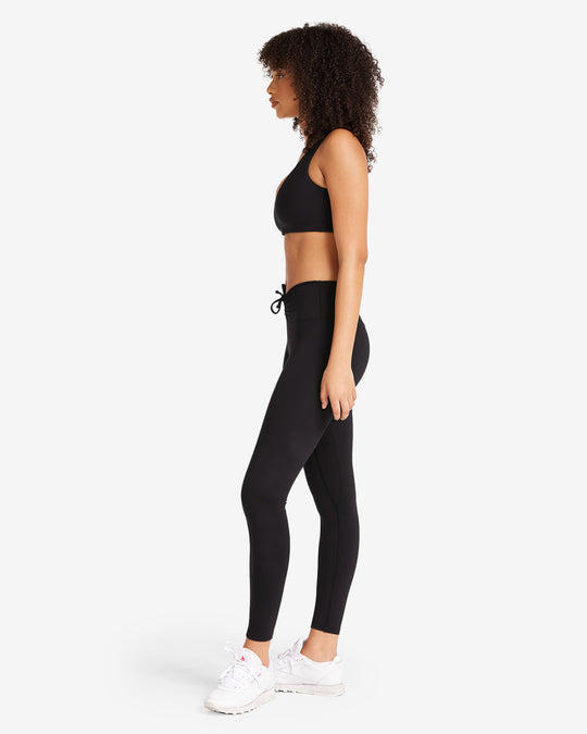 IM Serenity Drawstring Leggings | Black