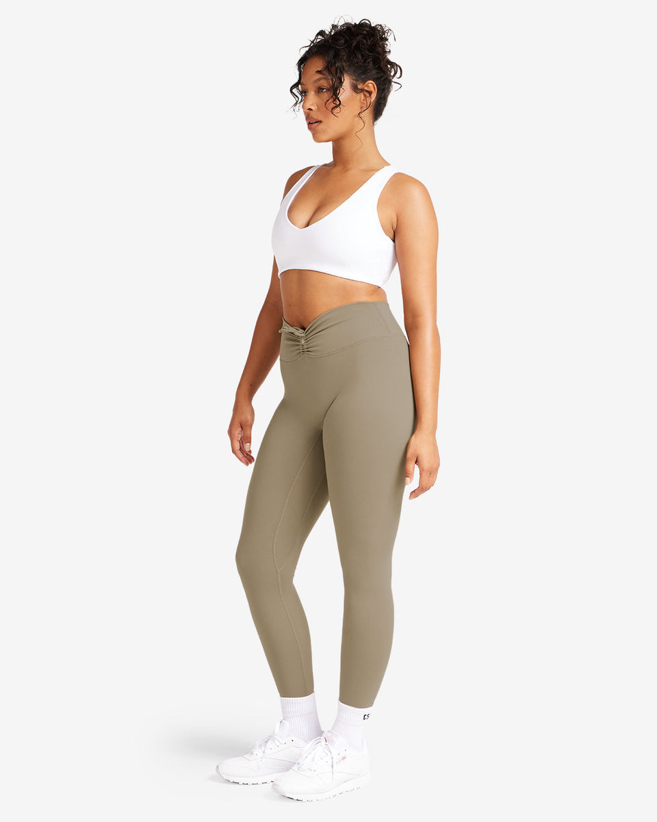 IM Serenity Drawstring Scrunch Leggings | Vintage Khaki – CSB