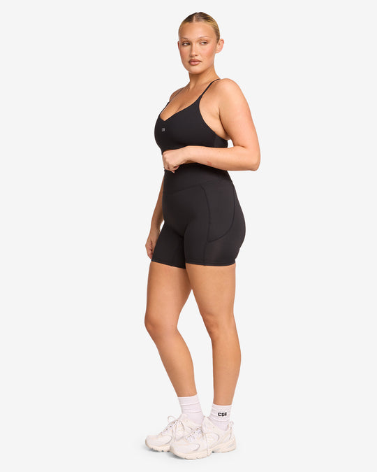 Activluxe Contour Pocket Shorts 6" | Black