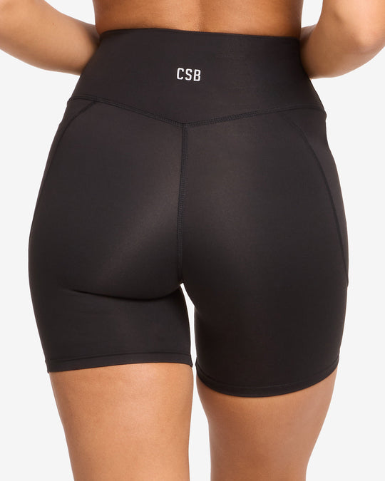 Activluxe Contour Pocket Shorts 6" | Black