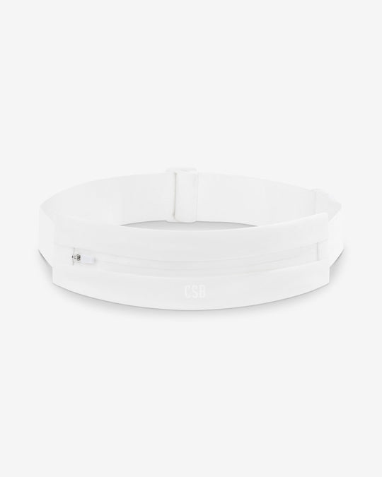 Slim Run Belt Bag | White