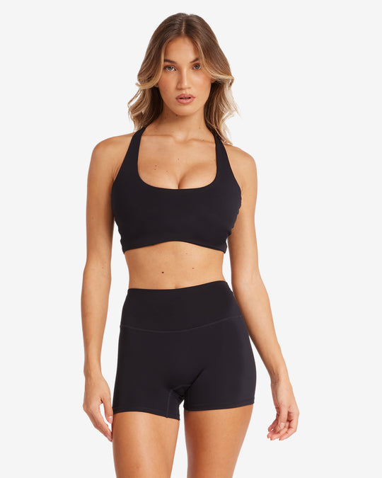 Serenity Jasmine Crop | Black