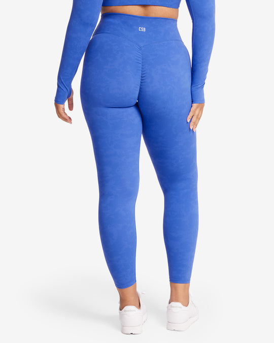 Fade Scrunch Leggings | Royal