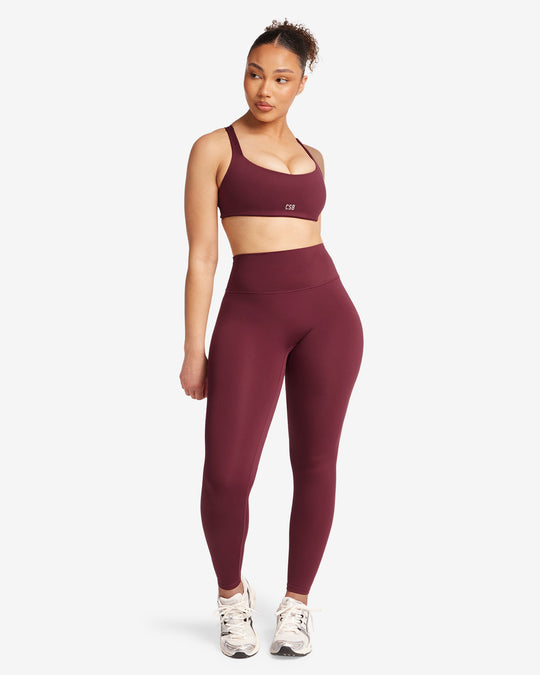 Serenity Leggings | Burgundy