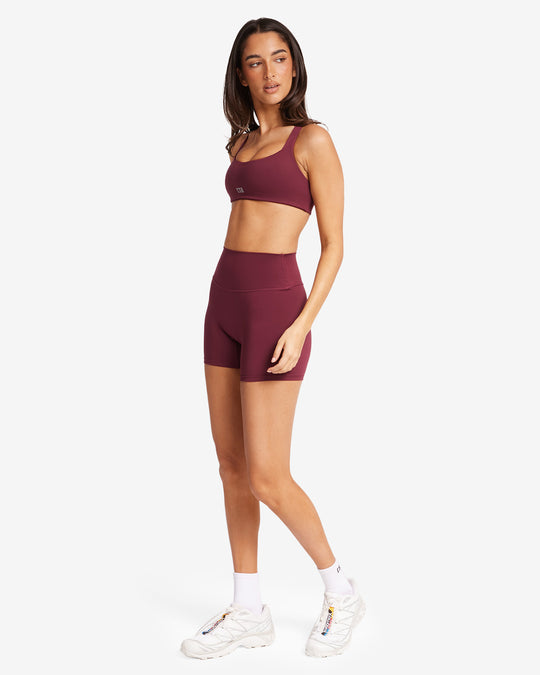 Serenity Shorts 5" | Burgundy