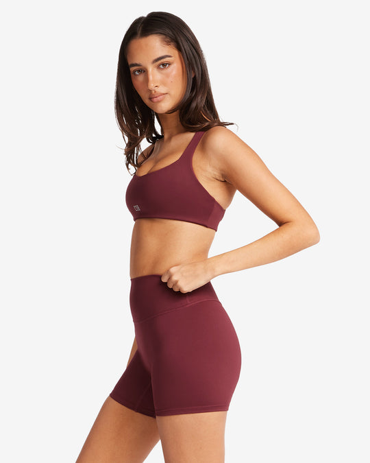 Serenity Naomi Crop | Burgundy