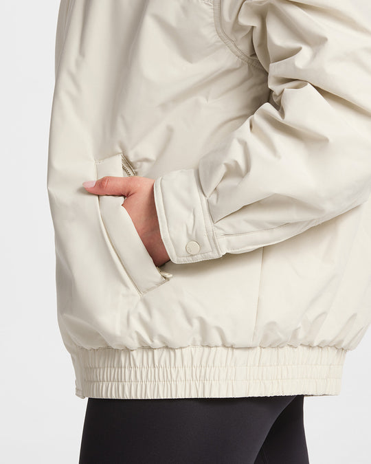 Oversized Bomber Jacket | Oak