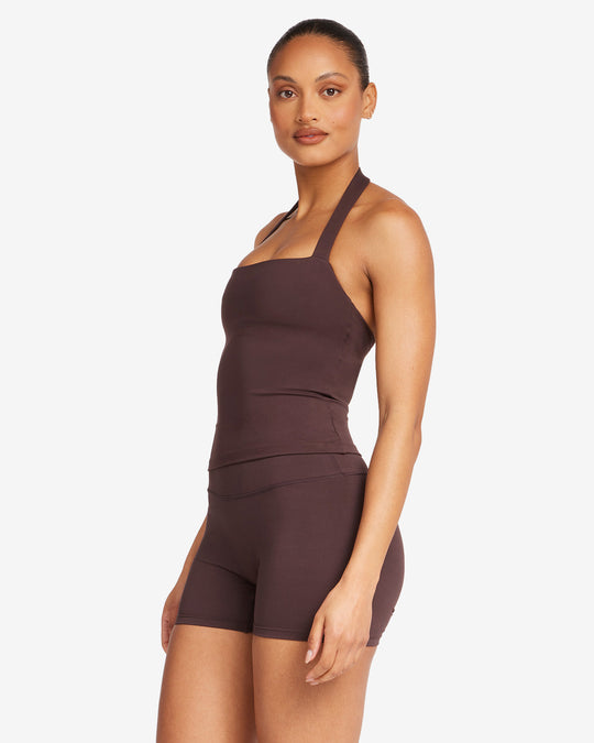 Serenity Halle Halter Tank | Espresso