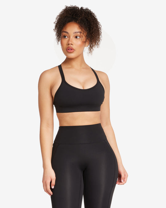 Activluxe Riley Power Crop | Black