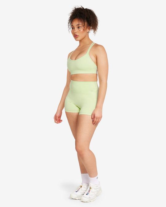 Activluxe Contour Pocket Shorts 4" | Limelight