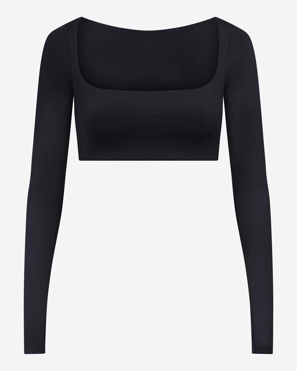 Freedom Scoop Long Sleeve Crop | Black – CSB