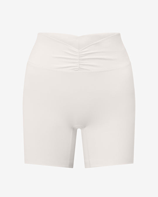 Form Gather Waist Shorts 5" | Vanilla