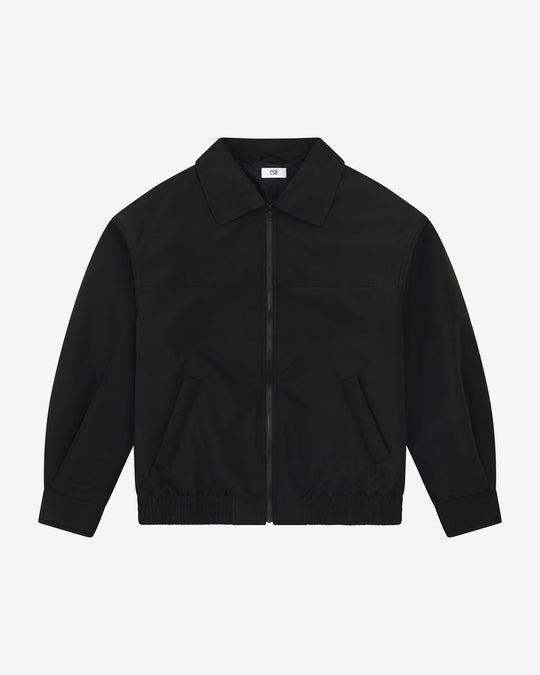 Oversized Bomber Jacket | Black