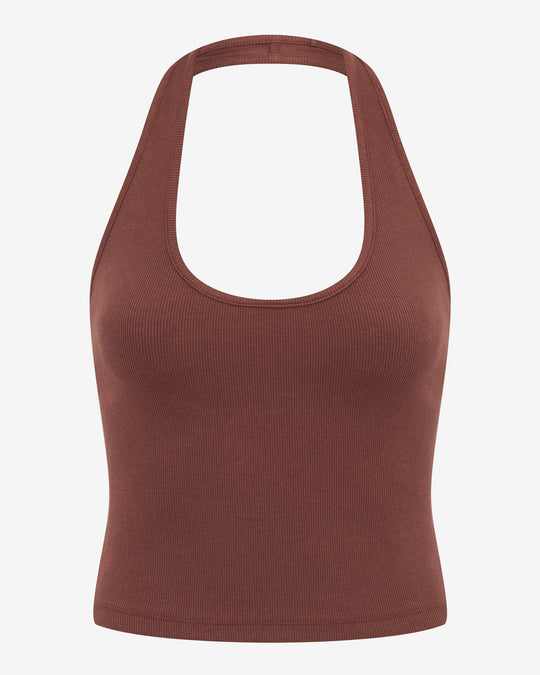 Rib Halter Tank | Maple