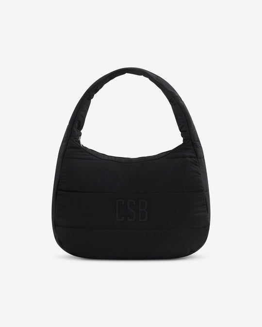 Crescent Puffer Bag | Black