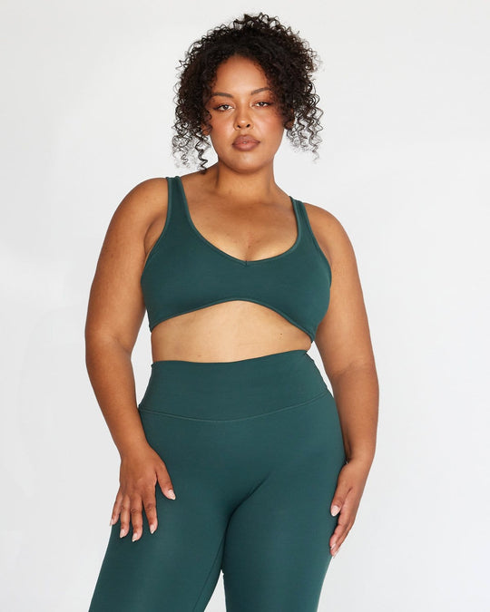 Serenity Isla Crop | Forest Green